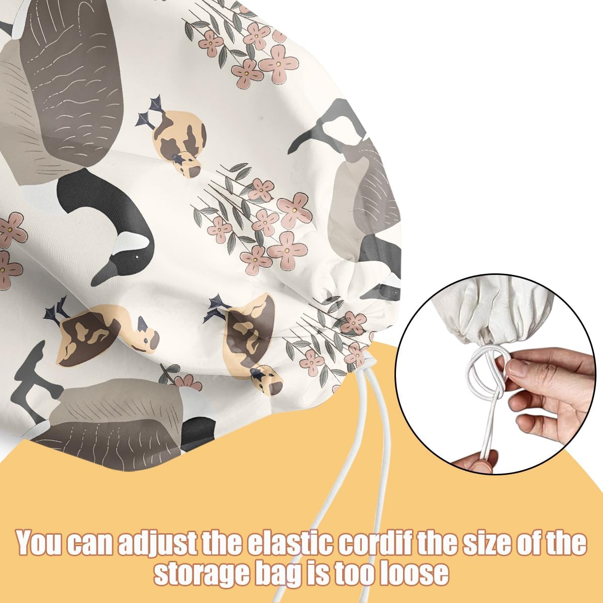 Chicken Plastic Bag Holder, Wall Mount Grocery Bag Holder | Plastic Storage bag, Pull Rope Free Adjustment, Plastic Bag Holders for Grocery Bags, Plastic Bag Dispenser for Home Kitchen