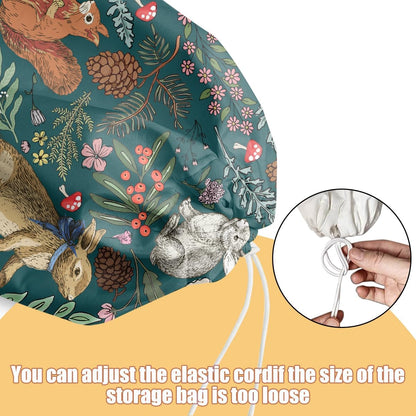 Chicken Plastic Bag Holder, Wall Mount Grocery Bag Holder | Plastic Storage bag, Pull Rope Free Adjustment, Plastic Bag Holders for Grocery Bags, Plastic Bag Dispenser for Home Kitchen