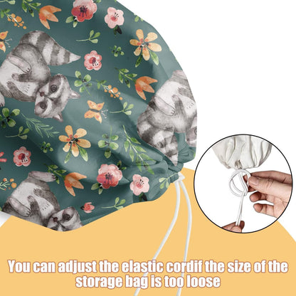 Chicken Plastic Bag Holder, Wall Mount Grocery Bag Holder | Plastic Storage bag, Pull Rope Free Adjustment, Plastic Bag Holders for Grocery Bags, Plastic Bag Dispenser for Home Kitchen