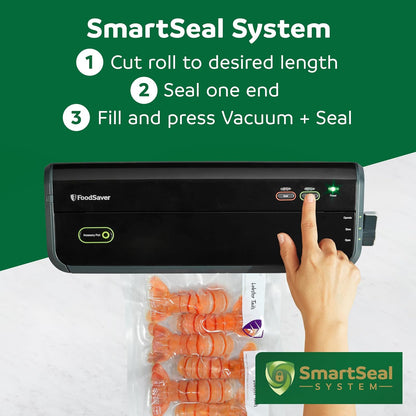 Custom Length Vacuum Sealer Bags Multipack, 5 Count Rolls for Airtight Food Storage and Sous Vide - Compatible with , 8 (2 Pack) and 11 (3 Pack)
