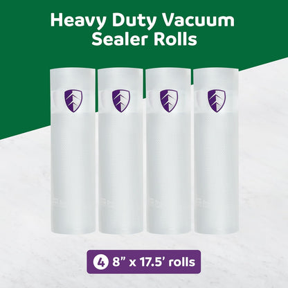 Custom Length Vacuum Sealer Bags Multipack, 5 Count Rolls for Airtight Food Storage and Sous Vide - Compatible with , 8 (2 Pack) and 11 (3 Pack)