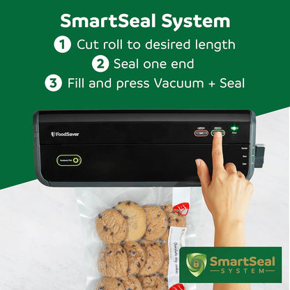 Custom Length Vacuum Sealer Bags Multipack, 5 Count Rolls for Airtight Food Storage and Sous Vide - Compatible with , 8 (2 Pack) and 11 (3 Pack)