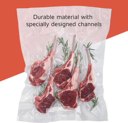 Custom Length Vacuum Sealer Bags Multipack, 5 Count Rolls for Airtight Food Storage and Sous Vide - Compatible with , 8 (2 Pack) and 11 (3 Pack)