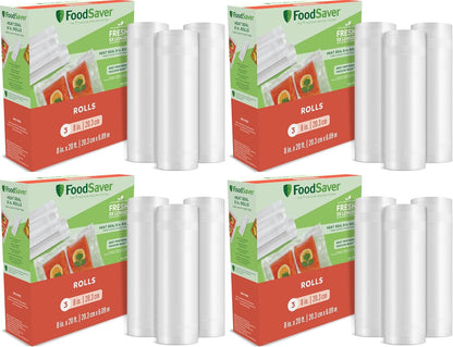Custom Length Vacuum Sealer Bags Multipack, 5 Count Rolls for Airtight Food Storage and Sous Vide - Compatible with , 8 (2 Pack) and 11 (3 Pack)