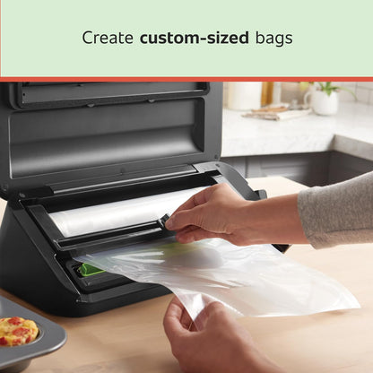 Custom Length Vacuum Sealer Bags Multipack, 5 Count Rolls for Airtight Food Storage and Sous Vide - Compatible with , 8 (2 Pack) and 11 (3 Pack)