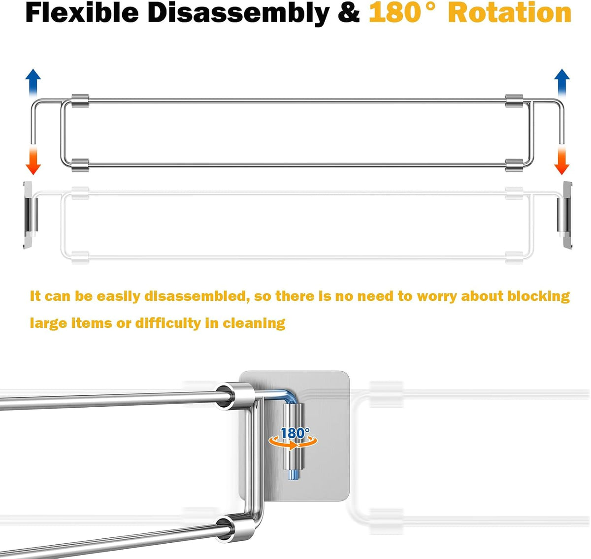 RV Fridge Bars, Refrigerator Tension Rods Adjustable