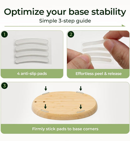 Bamboo Banana Holder with Fruit Tray – 12.9" Extra Tall Stand