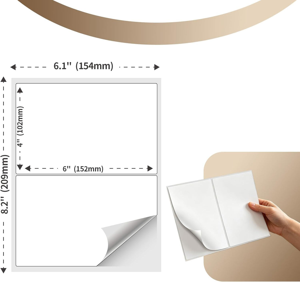 300 Labels Removable Food Labels, 1 x 2 Kitchen Labels 150 Labels per Roll, Date Stickers for Freezer, Refrigerator Food Containers, No Residue(2 Rolls, 2 Colors)