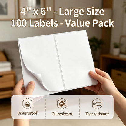 300 Labels Removable Food Labels, 1 x 2 Kitchen Labels 150 Labels per Roll, Date Stickers for Freezer, Refrigerator Food Containers, No Residue(2 Rolls, 2 Colors)