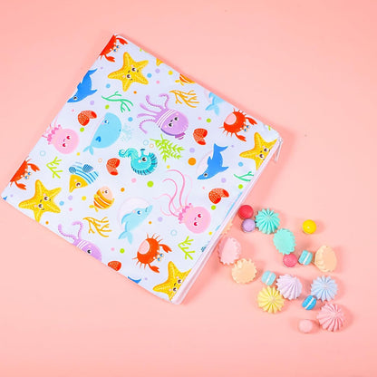 4 Pcs Reusable Snack Bags for Kids, Washable Sandwich Bags,Rainbow