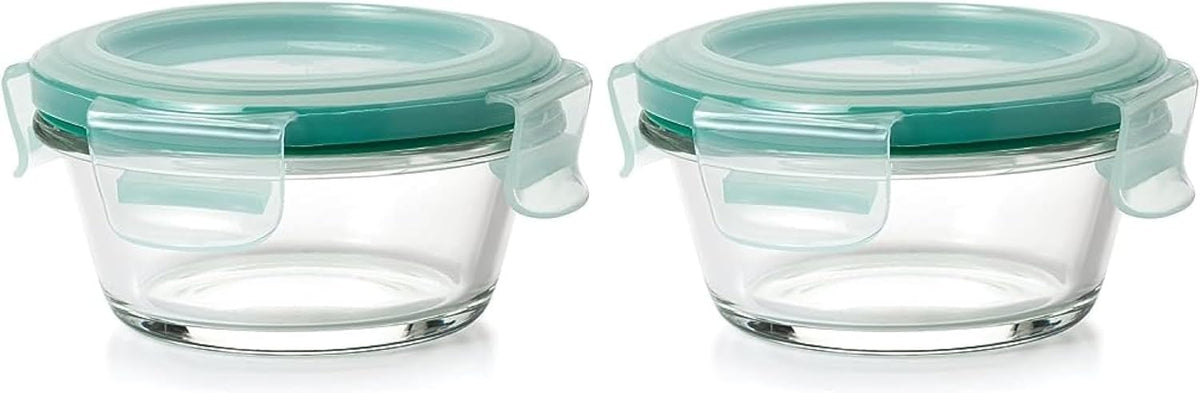 Good Grips 1 Cup Smart Seal Airtight Glass Round Food Storage Container