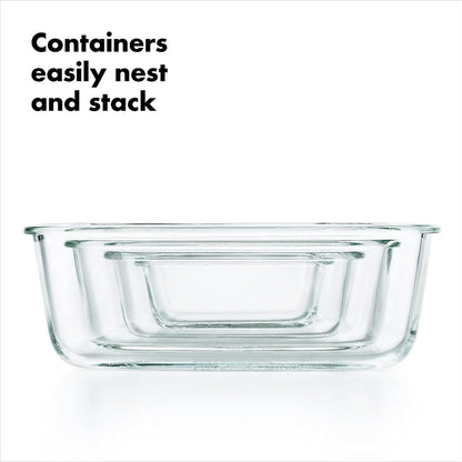 Good Grips 1 Cup Smart Seal Airtight Glass Round Food Storage Container