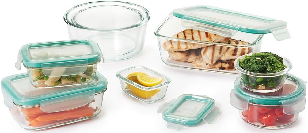Good Grips 1 Cup Smart Seal Airtight Glass Round Food Storage Container
