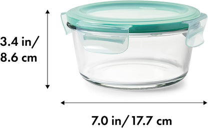 Good Grips 1 Cup Smart Seal Airtight Glass Round Food Storage Container