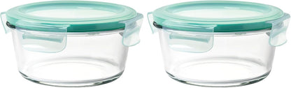 Good Grips 1 Cup Smart Seal Airtight Glass Round Food Storage Container
