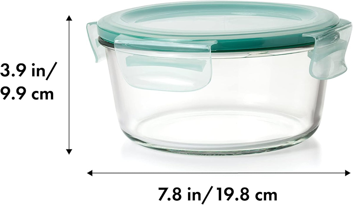 Good Grips 1 Cup Smart Seal Airtight Glass Round Food Storage Container