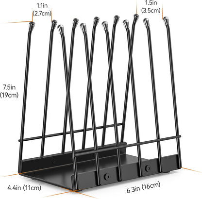 Reusable Bags Drying Rack, Plastic Bags Dryer for Ziplock Lerine Silicone Gallon, Snack, Sandwich Storage Bags, Black