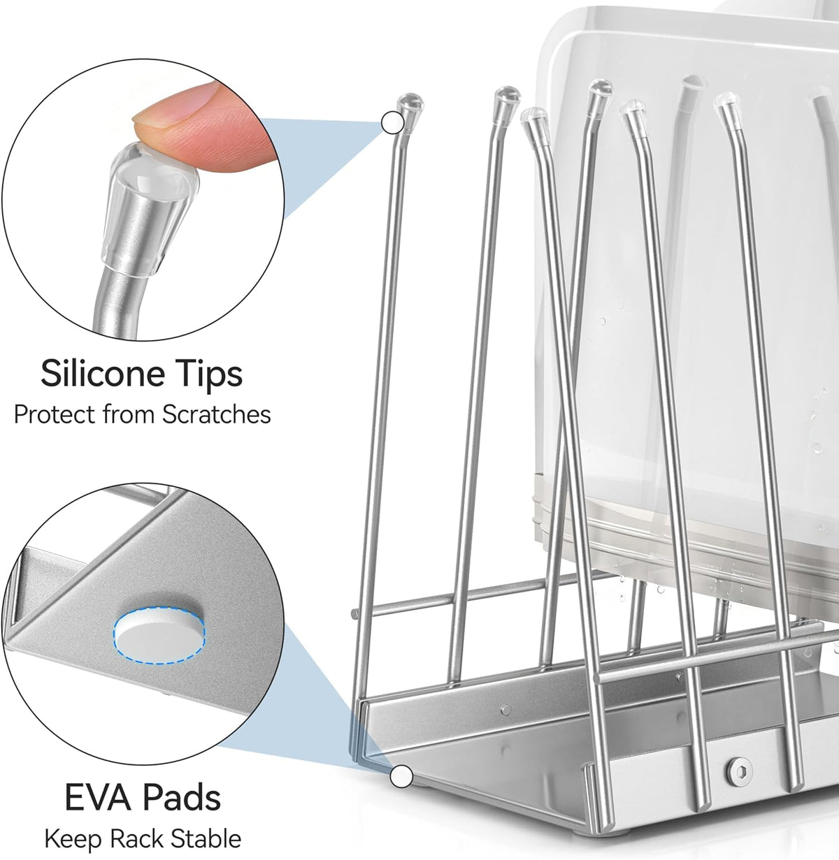 Reusable Bags Drying Rack, Plastic Bags Dryer for Ziplock Lerine Silicone Gallon, Snack, Sandwich Storage Bags, Black
