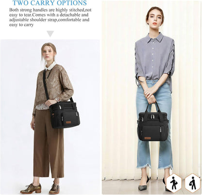 Lunch Bag & Lunch Box for Men Women, Double Deck & Leakproof