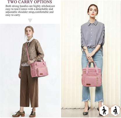 Lunch Bag & Lunch Box for Men Women, Double Deck & Leakproof
