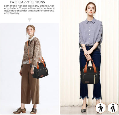 Lunch Bag & Lunch Box for Men Women, Double Deck & Leakproof