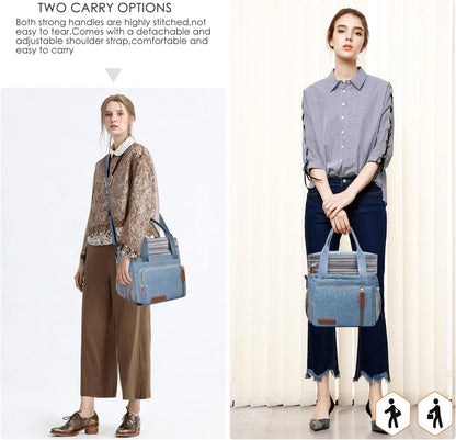 Lunch Bag & Lunch Box for Men Women, Double Deck & Leakproof