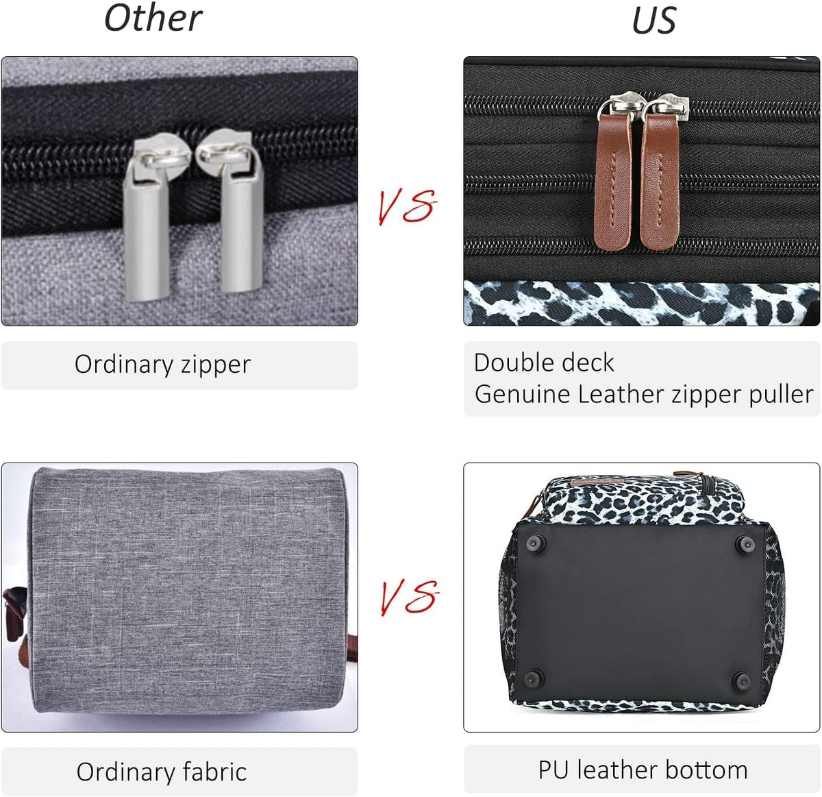 Lunch Bag & Lunch Box for Men Women, Double Deck & Leakproof