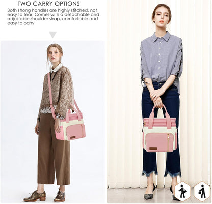 Lunch Bag & Lunch Box for Men Women, Double Deck & Leakproof