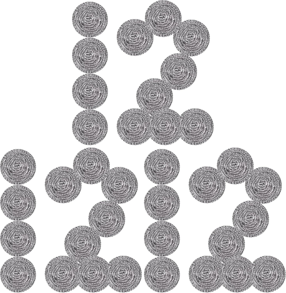 Stainless Steel Scrubber Scrubbing Scouring Pad Sponges Clean Pot Pan and Steel Wool for Kitchen Bathroom