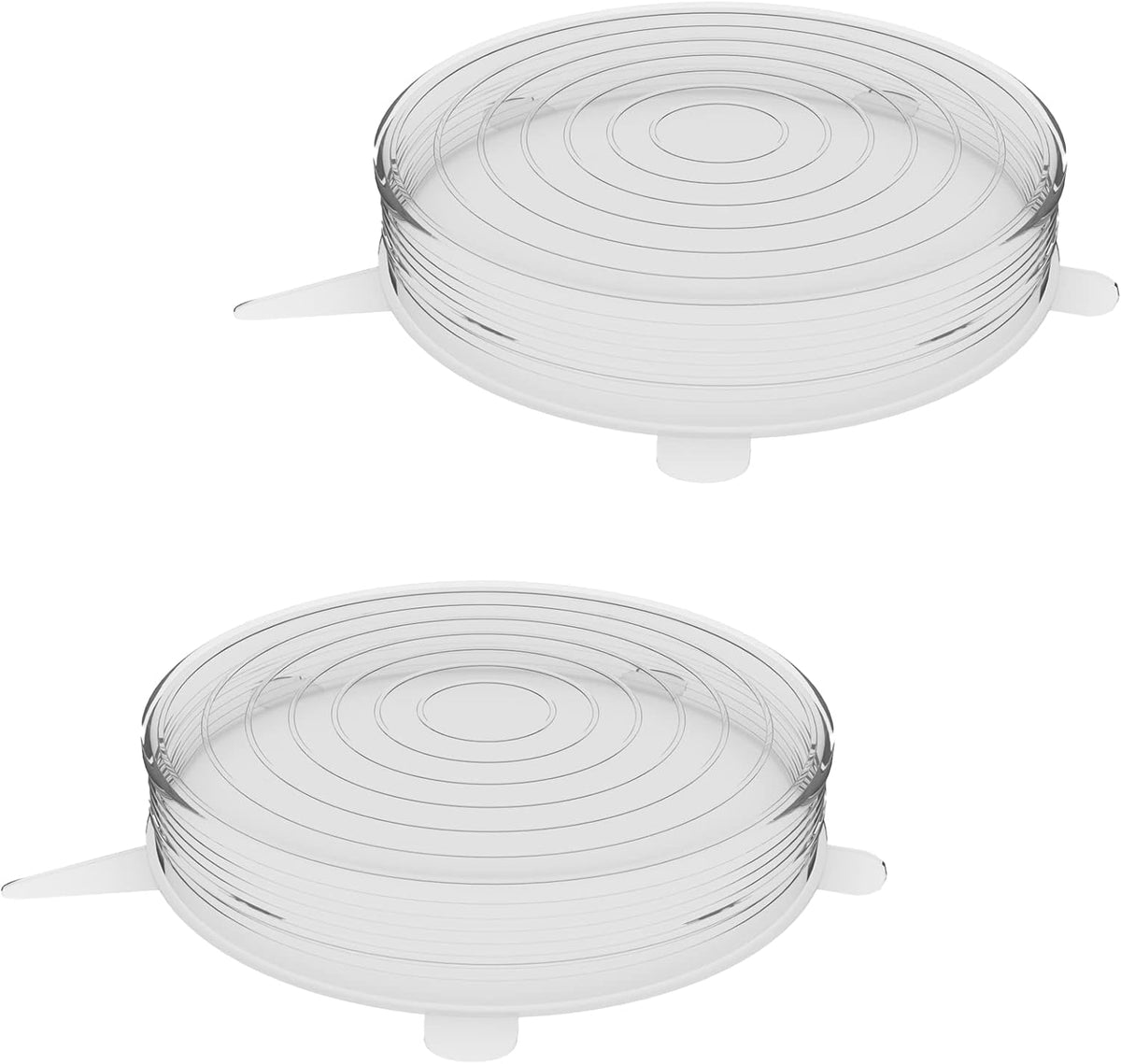 Reusable Silicone Lids (Variety Pack) – Upgrade Your Kitchen Gadgets with Our Covers for Food Storage – Reusable Silicone Stretch Lids and Food Covers for Containers (Pack of 7)