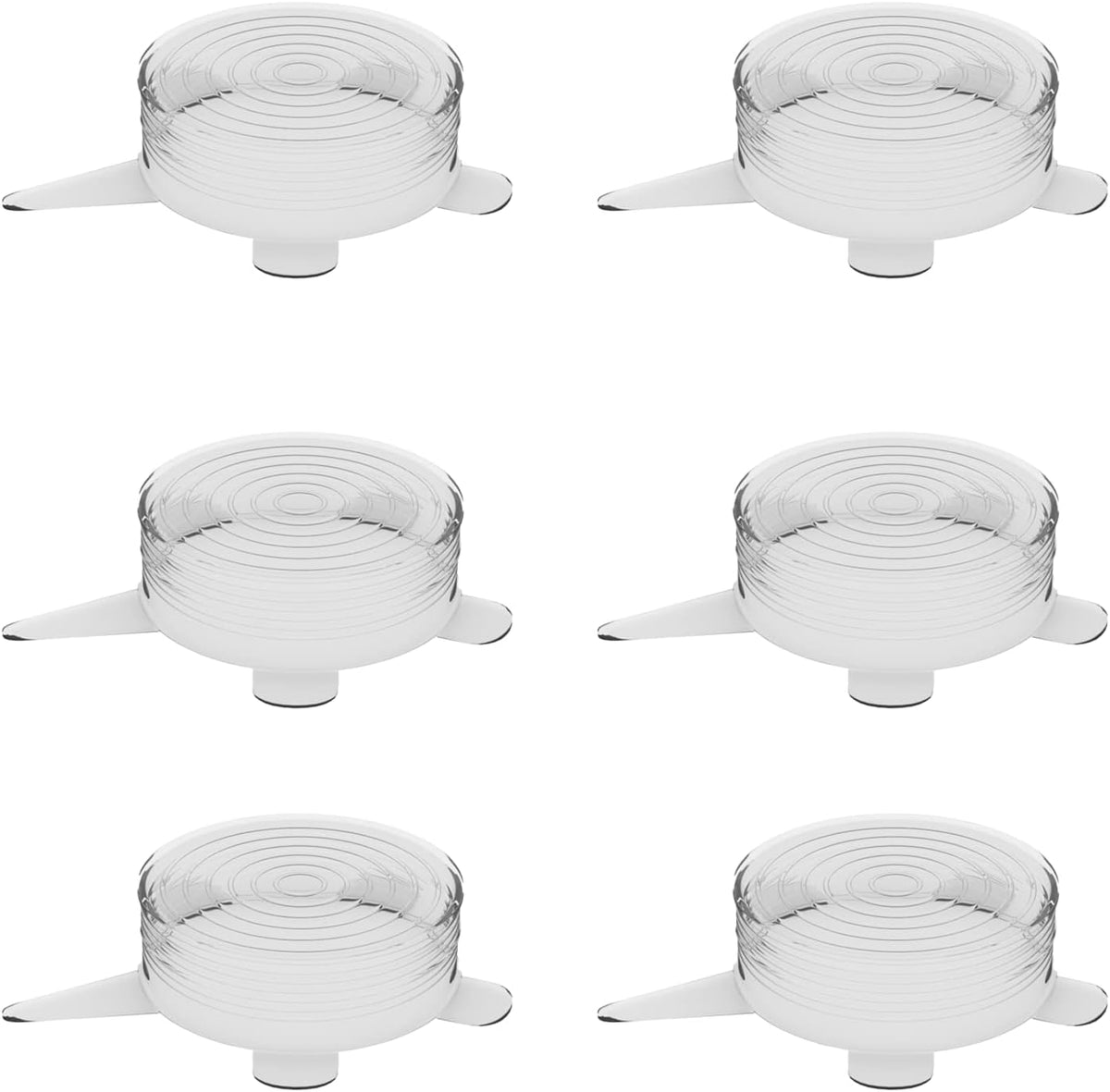 Reusable Silicone Lids (Variety Pack) – Upgrade Your Kitchen Gadgets with Our Covers for Food Storage – Reusable Silicone Stretch Lids and Food Covers for Containers (Pack of 7)
