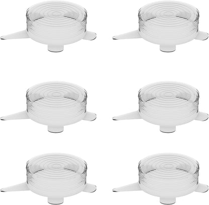 Reusable Silicone Lids (Variety Pack) – Upgrade Your Kitchen Gadgets with Our Covers for Food Storage – Reusable Silicone Stretch Lids and Food Covers for Containers (Pack of 7)