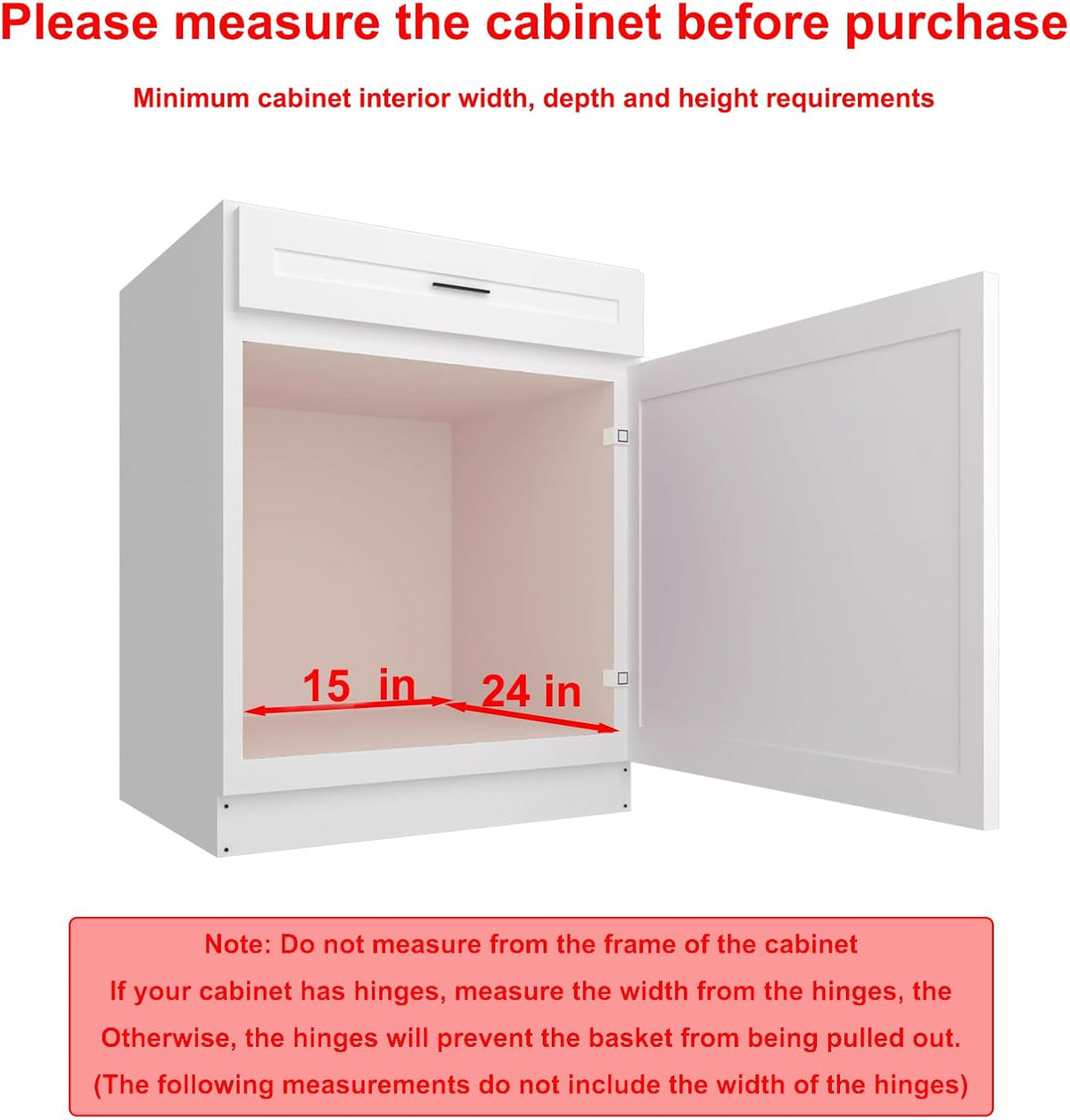 Pull Out Cabinet Organizer, Heavy-Duty Metal Sliding Drawer Shelf for Kitchen Cabinets, Chrome, Doesn't Include Door Fittings (14 * 21 IN)