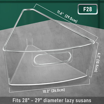 Lazy Susan Cabinet Organizer Bins for 26"/ 28"/ 32" Diameter