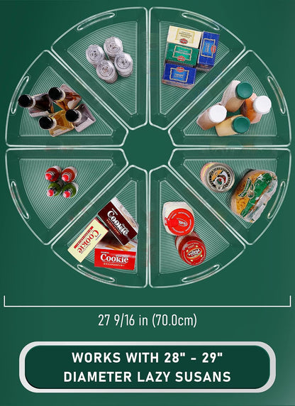 Lazy Susan Cabinet Organizer Bins for 26"/ 28"/ 32" Diameter