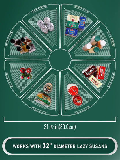 Lazy Susan Cabinet Organizer Bins for 26"/ 28"/ 32" Diameter