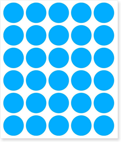 1 Inch Clear Transparent Round Waterproof Sticker,Envelope Tab Sealer and Retail Package Round Clear Seal Labels Self Adhesive Stickers,1050 Labels Per Bag