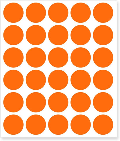 1 Inch Clear Transparent Round Waterproof Sticker,Envelope Tab Sealer and Retail Package Round Clear Seal Labels Self Adhesive Stickers,1050 Labels Per Bag