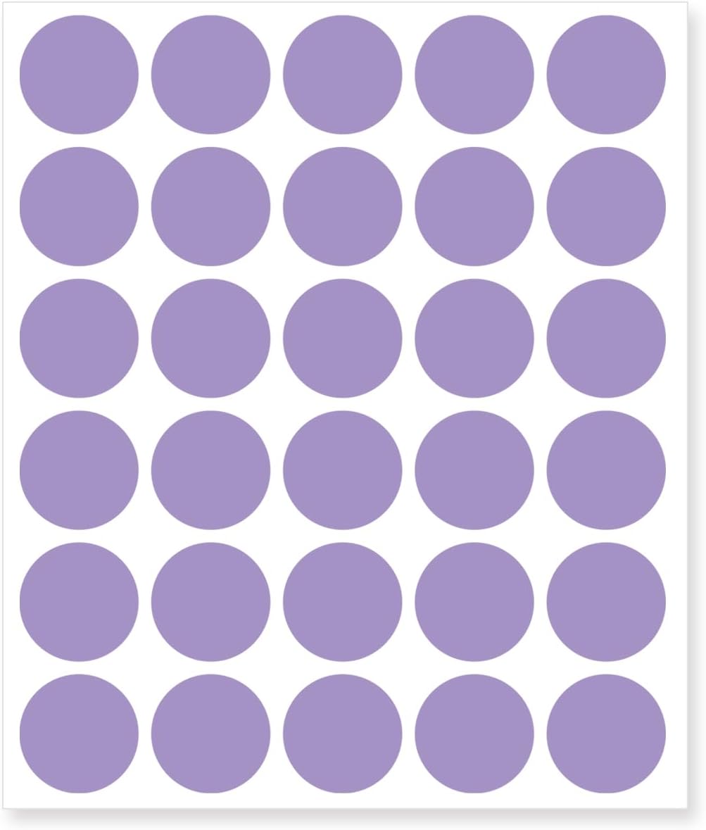 1 Inch Clear Transparent Round Waterproof Sticker,Envelope Tab Sealer and Retail Package Round Clear Seal Labels Self Adhesive Stickers,1050 Labels Per Bag