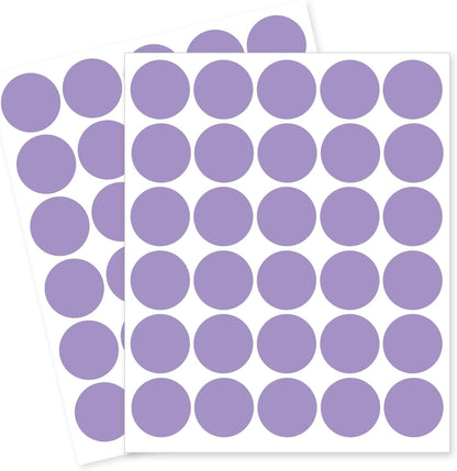 1 Inch Clear Transparent Round Waterproof Sticker,Envelope Tab Sealer and Retail Package Round Clear Seal Labels Self Adhesive Stickers,1050 Labels Per Bag