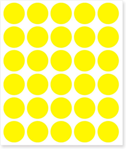 1 Inch Clear Transparent Round Waterproof Sticker,Envelope Tab Sealer and Retail Package Round Clear Seal Labels Self Adhesive Stickers,1050 Labels Per Bag