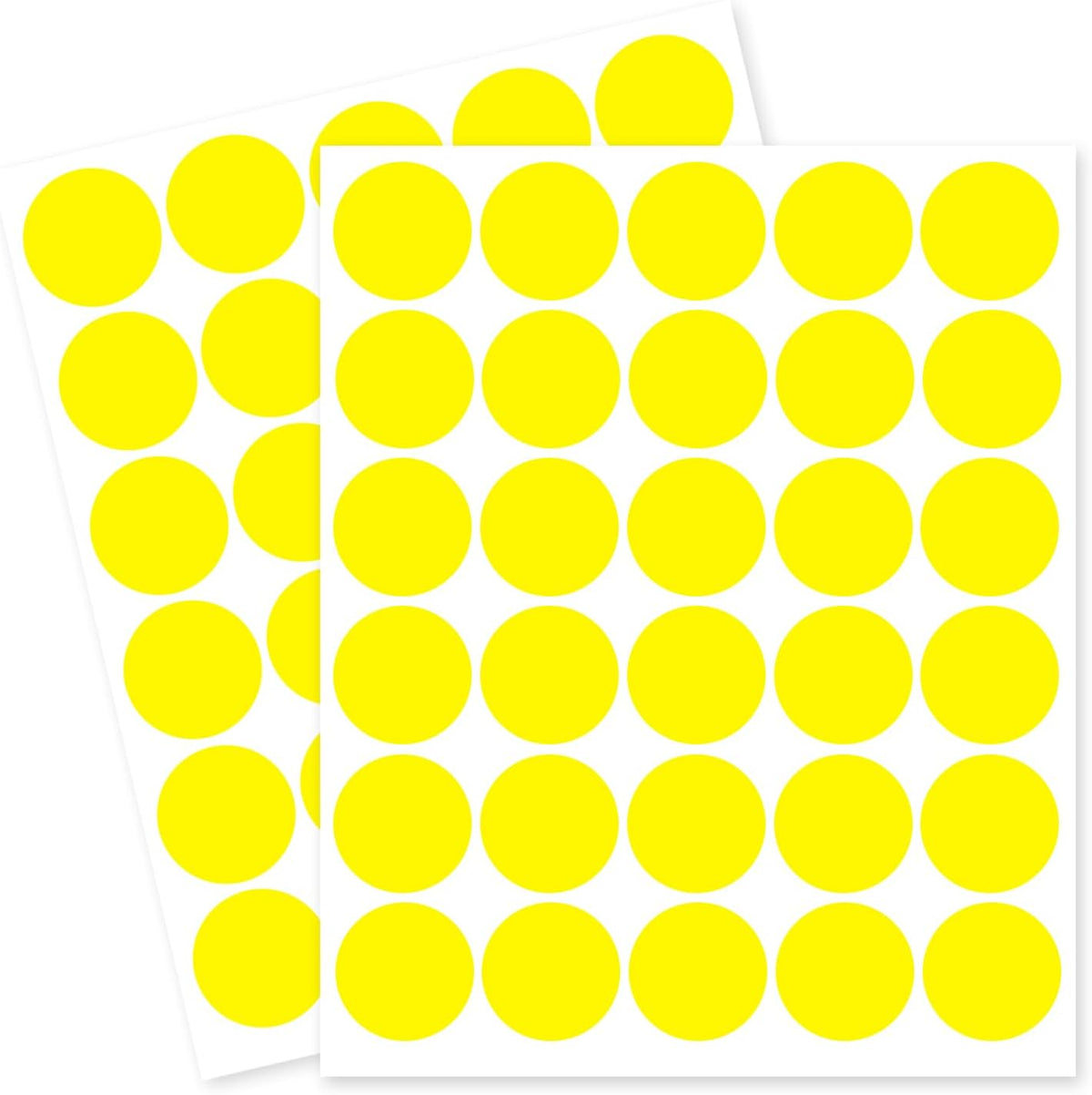 1 Inch Clear Transparent Round Waterproof Sticker,Envelope Tab Sealer and Retail Package Round Clear Seal Labels Self Adhesive Stickers,1050 Labels Per Bag