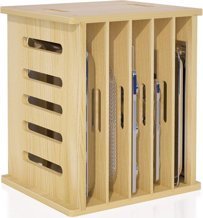 7 Tier Wooden Tray Dividers for Cabinets | Baking Cookie Sheet Organizer, Vertical/Horizontal Cabinet Dividers for Pots, Cutting Board, Kitchen Organizers and Storage