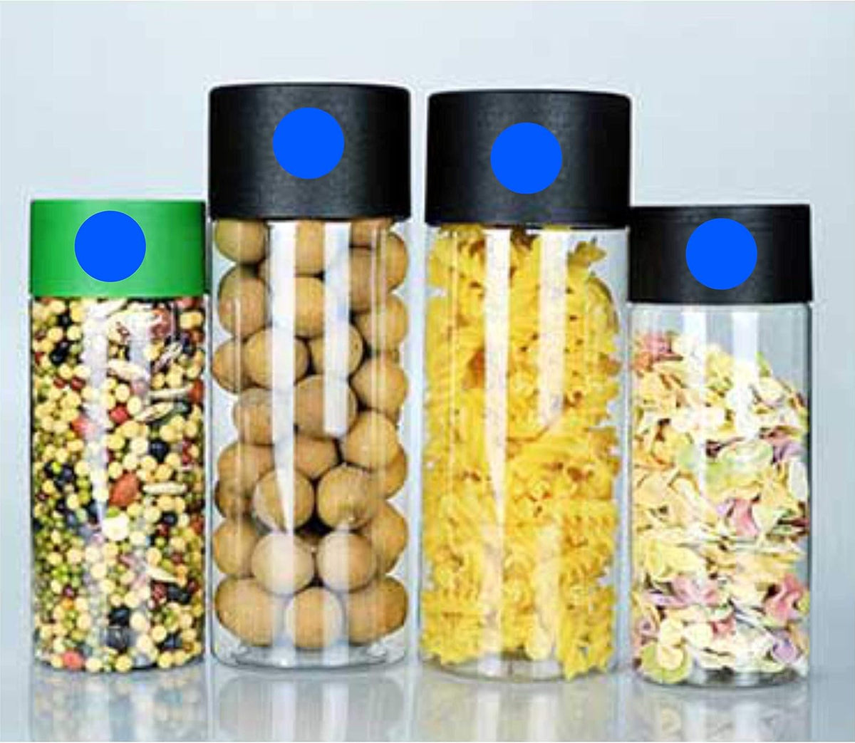 1 inch Round Clear Circle Dot Sticker 1000pcs Transparent Adhesive Label | 2.5cm Sticky Dots Label for Envelope, Cosmetic Box, Gift Bag, Translucent Wafer Package Seals, Safe Material