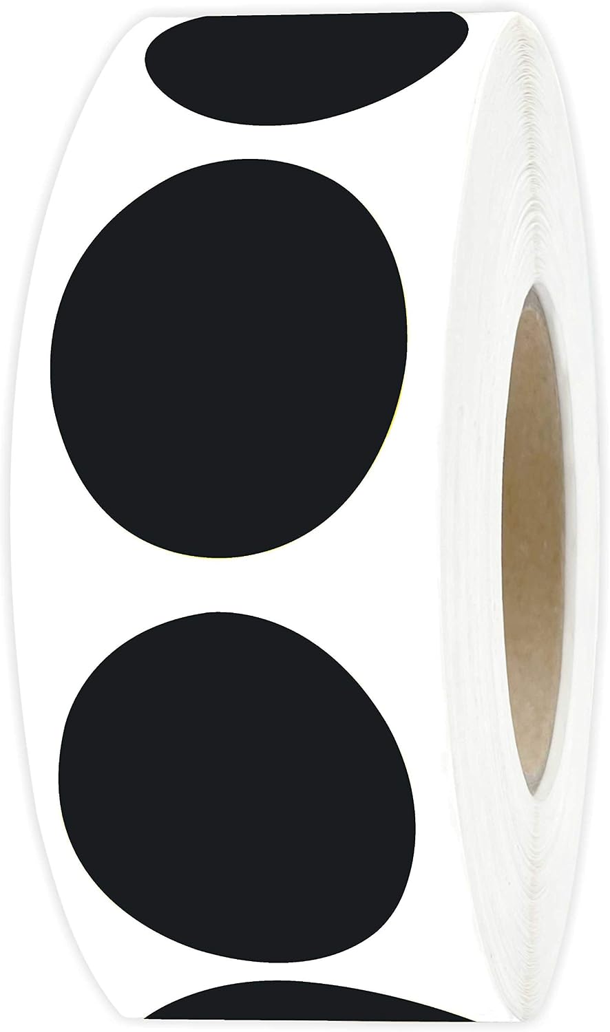 1 inch Round Clear Circle Dot Sticker 1000pcs Transparent Adhesive Label | 2.5cm Sticky Dots Label for Envelope, Cosmetic Box, Gift Bag, Translucent Wafer Package Seals, Safe Material