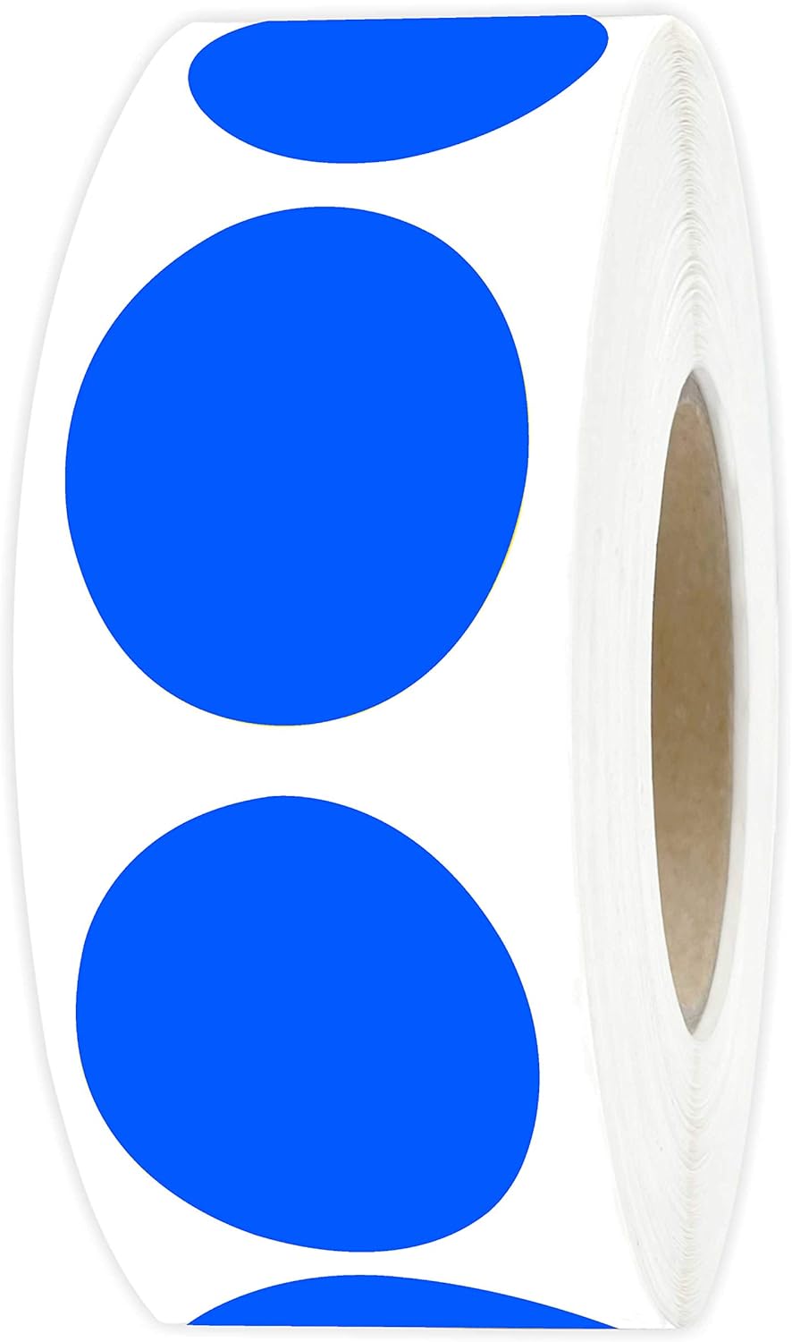 1 inch Round Clear Circle Dot Sticker 1000pcs Transparent Adhesive Label | 2.5cm Sticky Dots Label for Envelope, Cosmetic Box, Gift Bag, Translucent Wafer Package Seals, Safe Material