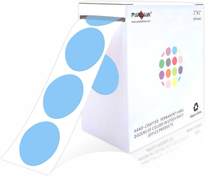1 inch Round Clear Circle Dot Sticker 1000pcs Transparent Adhesive Label | 2.5cm Sticky Dots Label for Envelope, Cosmetic Box, Gift Bag, Translucent Wafer Package Seals, Safe Material