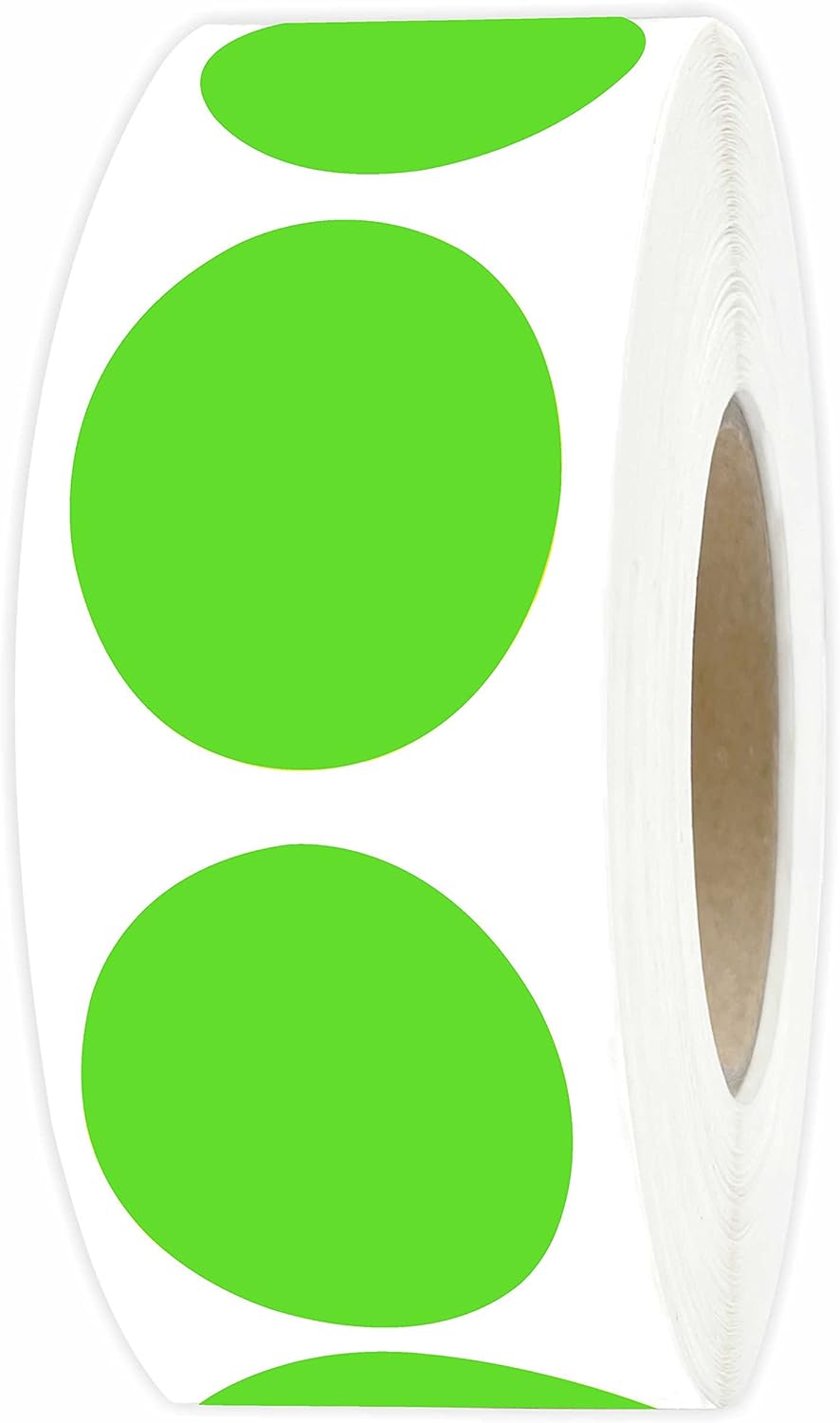 1 inch Round Clear Circle Dot Sticker 1000pcs Transparent Adhesive Label | 2.5cm Sticky Dots Label for Envelope, Cosmetic Box, Gift Bag, Translucent Wafer Package Seals, Safe Material