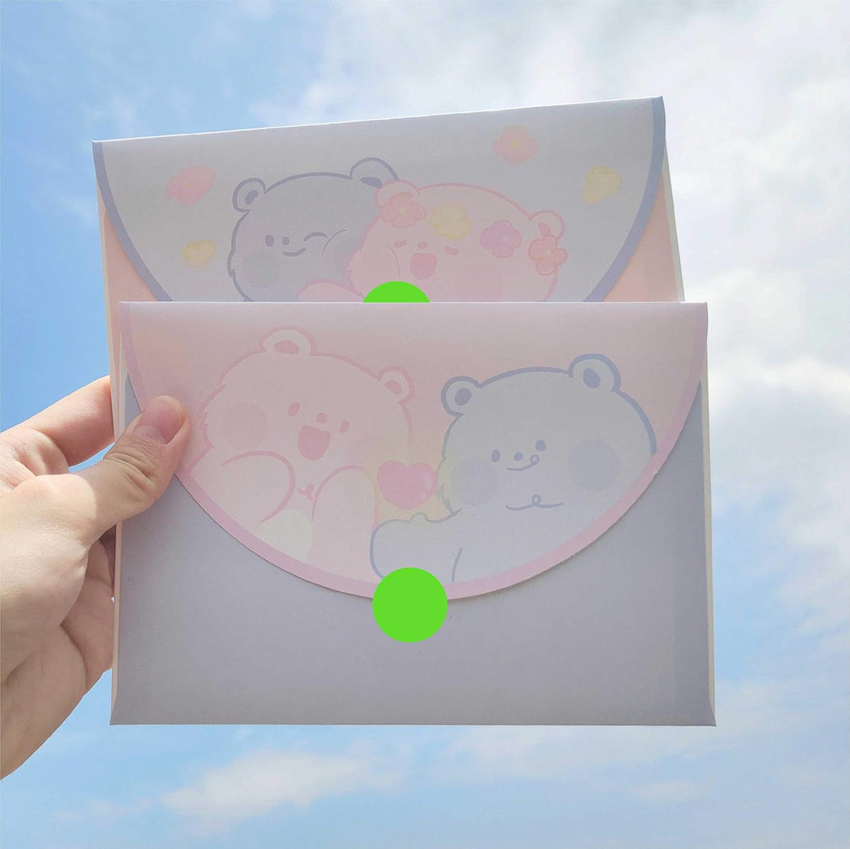 1 inch Round Clear Circle Dot Sticker 1000pcs Transparent Adhesive Label | 2.5cm Sticky Dots Label for Envelope, Cosmetic Box, Gift Bag, Translucent Wafer Package Seals, Safe Material
