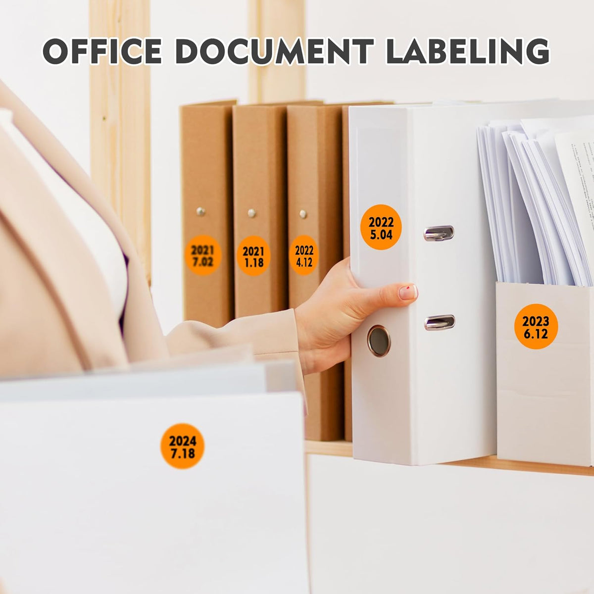 1 inch Round Clear Circle Dot Sticker 1000pcs Transparent Adhesive Label | 2.5cm Sticky Dots Label for Envelope, Cosmetic Box, Gift Bag, Translucent Wafer Package Seals, Safe Material